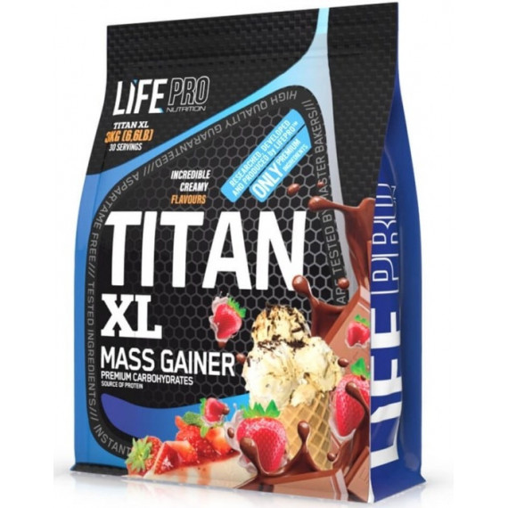 Titan Xl Gainer Gluten Free LIFE PRO - 3 Kg