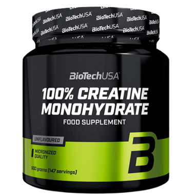 100% Creatine Monohydrate Biotechusa - 500 Gr  BIOTECH USA