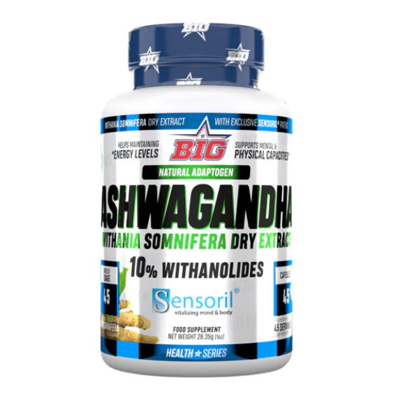 Ashwagandha KSM-66 Pure Vegan Big Supplements - 60 Caps  AMIX NUTRITION