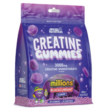 Creatine Gummies 3000 Applied Nutrition - 80 Gummies  BIOTECH USA