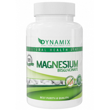 Magnesio Bisglicinato Alta Absorcion - Gluten Free DYNAMIX - 90 Tabs