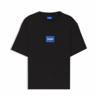 HUGO BLUE Camiseta Confeccionada en Suave Jersey 50554382-001