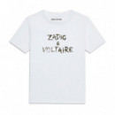 Camiseta Estampada X60628 Kids  ZADIG & VOLTAIRE