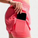 Pantalón Corto de 8 Cm con Talle Medio y Diseño 2 en 1 Dri-fit  NIKE