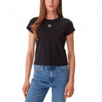 Camiseta Rhinestone Logo Baby  DKNY