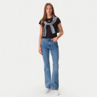 Camiseta Rhinestone Logo Baby  DKNY