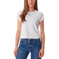 Camiseta Rhinestone Logo Baby  DKNY