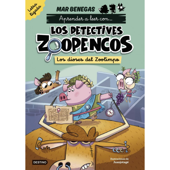 APRENDE A LEER CON... LOS DETECTIVES ZOOPENCOS LETRA LIGADA 2. LOS DIOSES DEL ZO