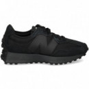 Deportivo Ante+malla Todo Negro  NEW BALANCE