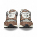 DEPORTIVO ANTE+MALLA 2 TOMOS GRISES