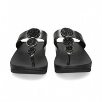 Esclava 3 Circulos Strass Plomo  FITFLOP