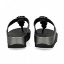 ESCLAVA 3 CIRCULOS STRASS PLOMO