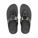 ESCLAVA 3 CIRCULOS STRASS PLOMO