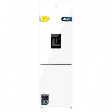 Bolero Coolmarket Combi 250 Wd White Glass D 54X59X180 Cm  CECOTEC