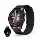Smartwatch Ksix Horizon GPS con Pantalla AMOLED 1.43", 10 Días de Autonomía, Negro
