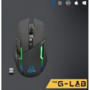 Ratón Gaming Inalámbrico The G-Lab Kult Caesium 2.4 GHz / Bluetooth / RGB / 7200 DPI (KULT-CAESIUM)