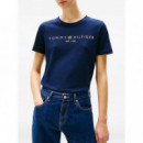 TOMMY HILFIGER - Reg Corp Logo C-nk Ss - C1G - F|WW0WW40276/C1G