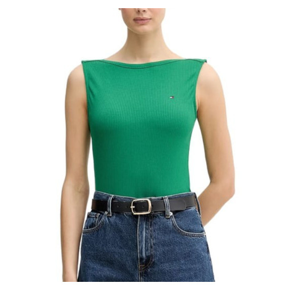 TOMMY HILFIGER - SLIM 5X2 RIB BOAT-NK - L4F - F|WW0WW47807/L4F