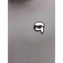 KARL LAGERFELD - T-shirt Crewneck - 940 - 755710561224/940