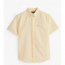 TOMMY HILFIGER - HERITAGE OXFORD RF SHIRT S/S - ZF0 - F|MW0MW36272/ZF0