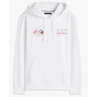TOMMY HILFIGER - Th X CF1 Varsity Graphic Hoodie - Ybr - F|MN0MN00099/YBR