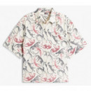 TOMMY HILFIGER - Ess Linen Ss Shirt - 0F6 - F|WW0WW48925/0F6