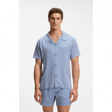 BEACH SHIRT 10268906 01 OPEN BLUE