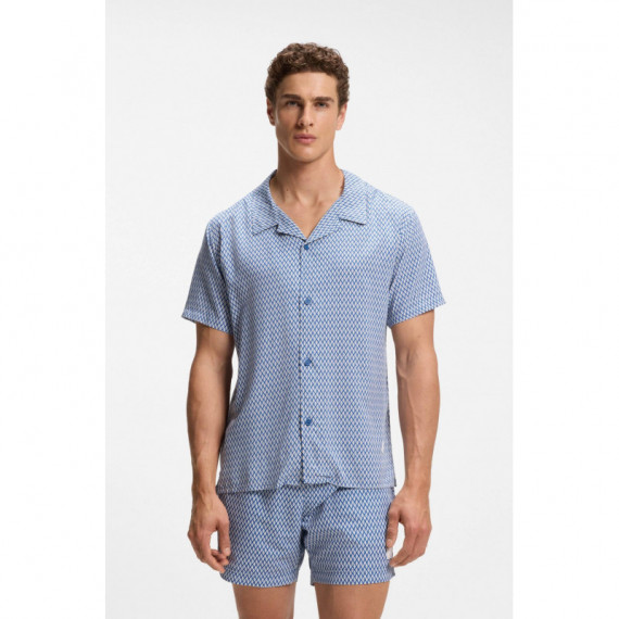 BEACH SHIRT 10268906 01 OPEN BLUE