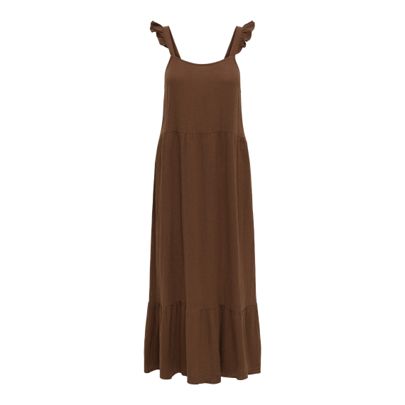 Vestidos Vestido ONLY Thyra Pinecone Marrón Medio