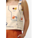 Blusas y Camisas Top SUITE13LAB Odiel Print Holiday