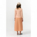 Blusas y Camisas Top SUITE13LAB Bonao Stripes Orange