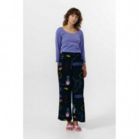 Pantalones Mujer Pantalón SUITE13LAB Hatta Print Holiday