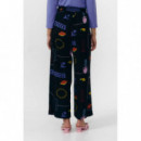 Pantalones Mujer Pantalón SUITE13LAB Hatta Print Holiday
