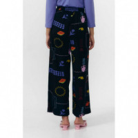 Pantalones Mujer Pantalón SUITE13LAB Hatta Print Holiday