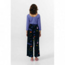 Pantalones Mujer Pantalón SUITE13LAB Hatta Print Holiday
