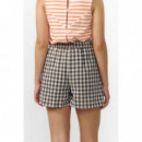 Pantalones Mujer Shorts SUITE13LAB Genil Check Grey