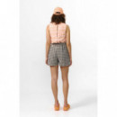 Pantalones Mujer Shorts SUITE13LAB Genil Check Grey