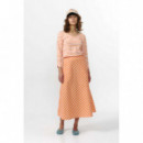 Faldas Falda SUITE13LAB Belen Check Orange