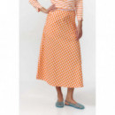 Faldas Falda SUITE13LAB Belen Check Orange