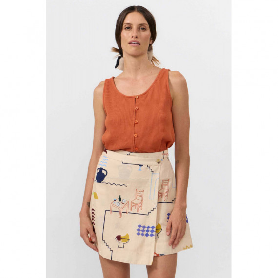 Faldas Falda SUITE13LAB Polo Print Holiday