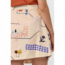 Faldas Falda SUITE13LAB Polo Print Holiday