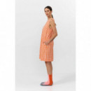 Vestidos Vestido SUITE13LAB Lena Check Orange