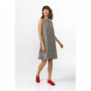 Vestidos Vestido SUITE13LAB Lena Check Grey