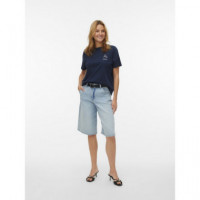 Bermudas Bermuda VERO MODA Silo Mr Denim Jorts Mix Light Blue