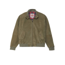 Chaquetas Hombre Chaqueta BARACUTA Harrington G9 Suede Linchen Green