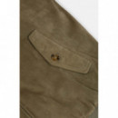 Chaquetas Hombre Chaqueta BARACUTA Harrington G9 Suede Linchen Green