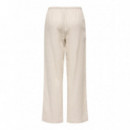 Pantalones Mujer Pantalón ONLY Bruxelles Moonbeam