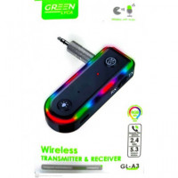 GREEN LYCA Transmisor y Receptor BLUETOOTH 5.3 Recargable Jack 3.5MM GL-A3