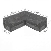 Funda para Conjunto Lounge en "l" 300X300X70 Cm Platinum® AEROCOVER