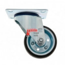 Rueda De Goma Negra - 80 Mm - Modelo 2522